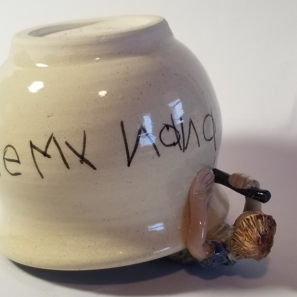 BOY WRITING I LOVE MY NANA UPSIDE DOWN MUG - Picture 8 of 8